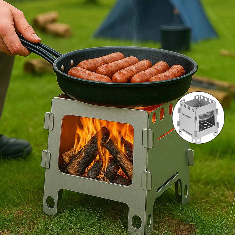Camping Furnace Wood Stove Alc - Outdoor Camping Stove Wood ulasan dan harga