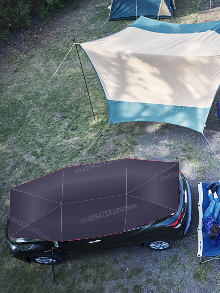 NEW Vehicle Canopy Protector W - Outdoor Camping Umbrella ulasan dan harga