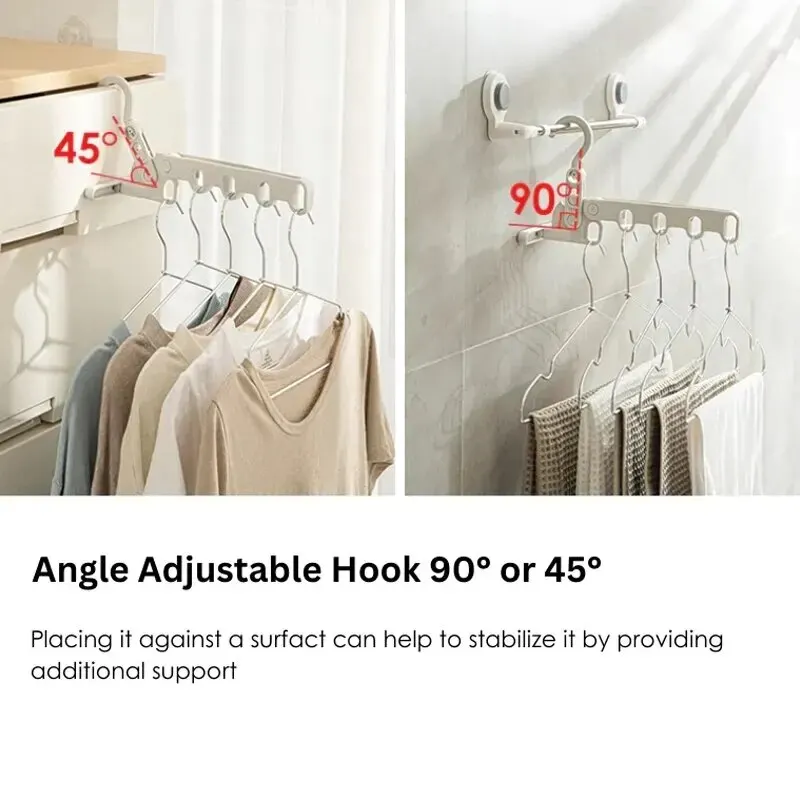 5-Hole Portable Clothes Hanger - Camping Outdoor Clothing ulasan dan harga