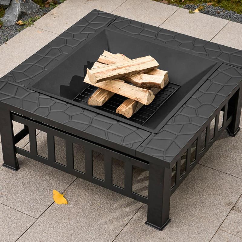 Camping Firewood Stove Square  - Outdoor Camping Stove Wood ulasan dan harga