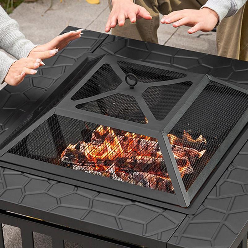 Camping Firewood Stove Square  - Outdoor Camping Stove Wood ulasan dan harga