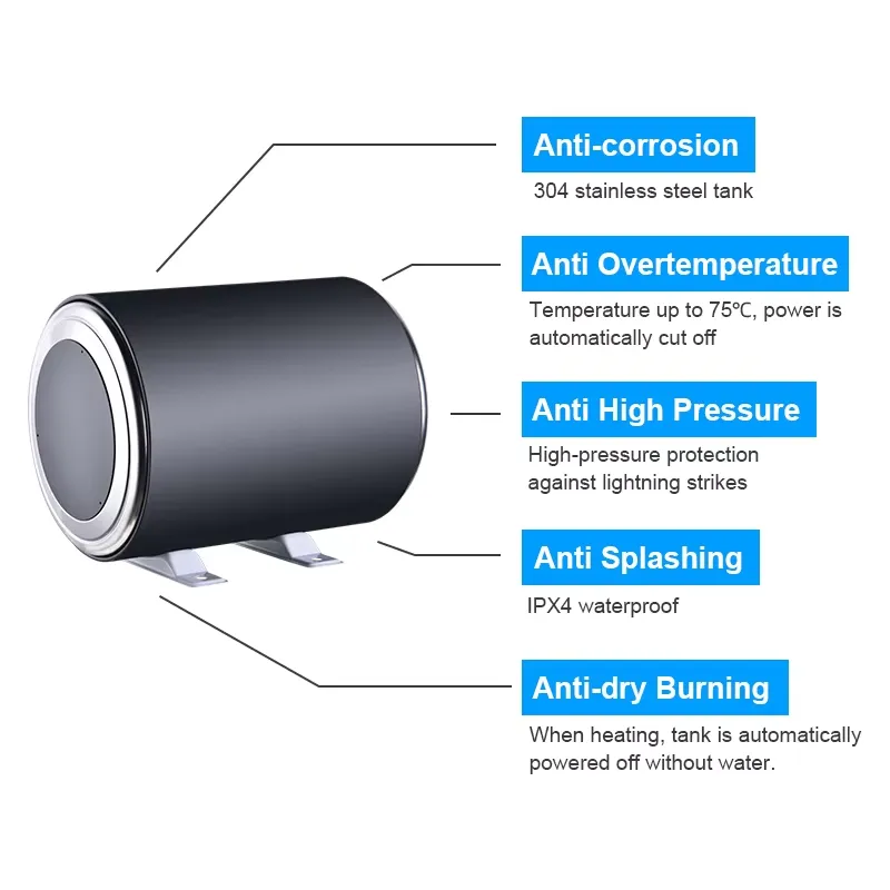 304 Stainless Steel Electric W - Outdoor Camping Water Heater ulasan dan harga