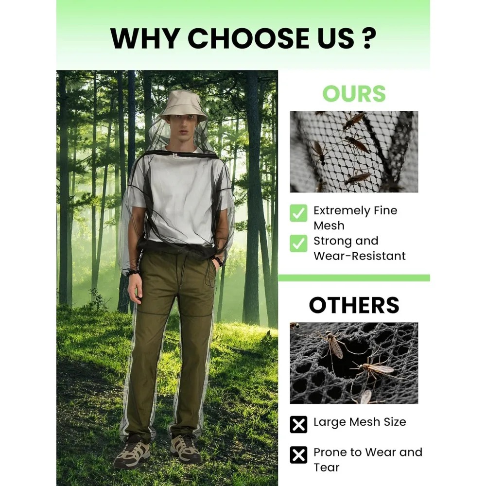 Outdoor Mosquito Protection Su - Camping Outdoor Clothing ulasan dan harga
