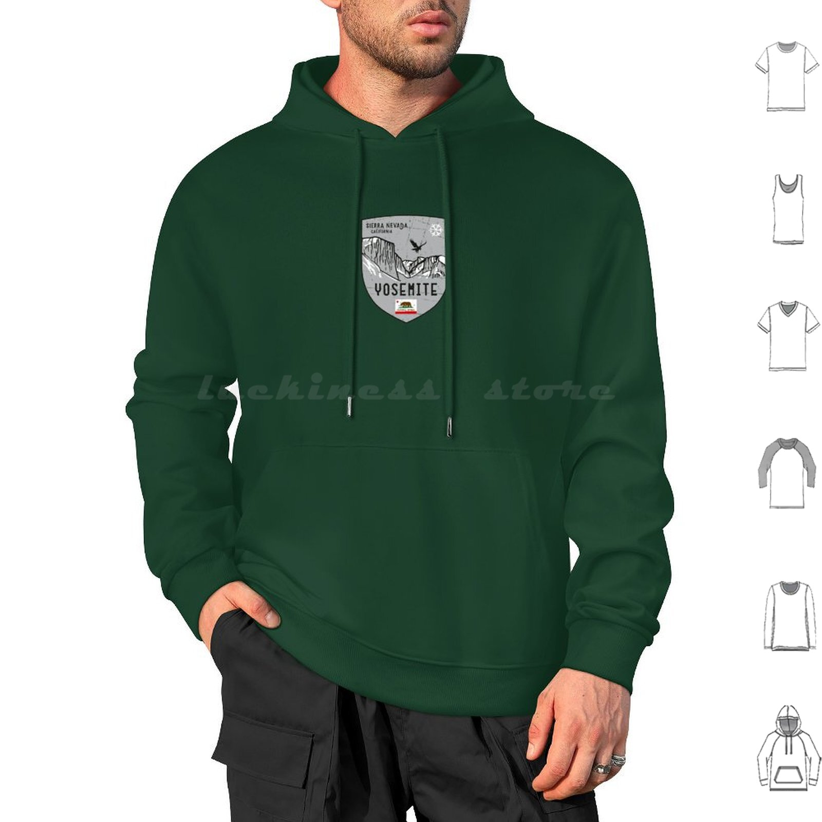 Yosemite California Emblem Hoo - Outdoor Camping Yosemite ulasan dan harga