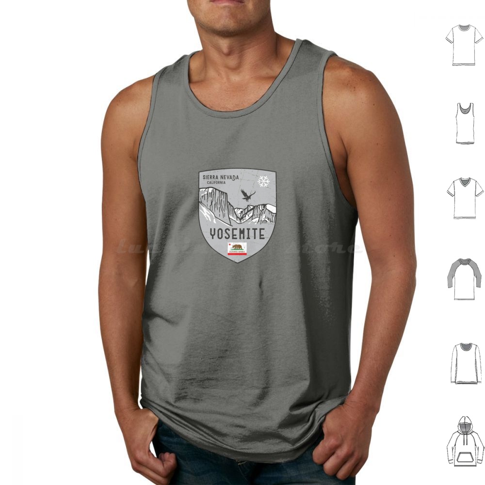 Yosemite California Emblem Tan - Outdoor Camping Yosemite ulasan dan harga