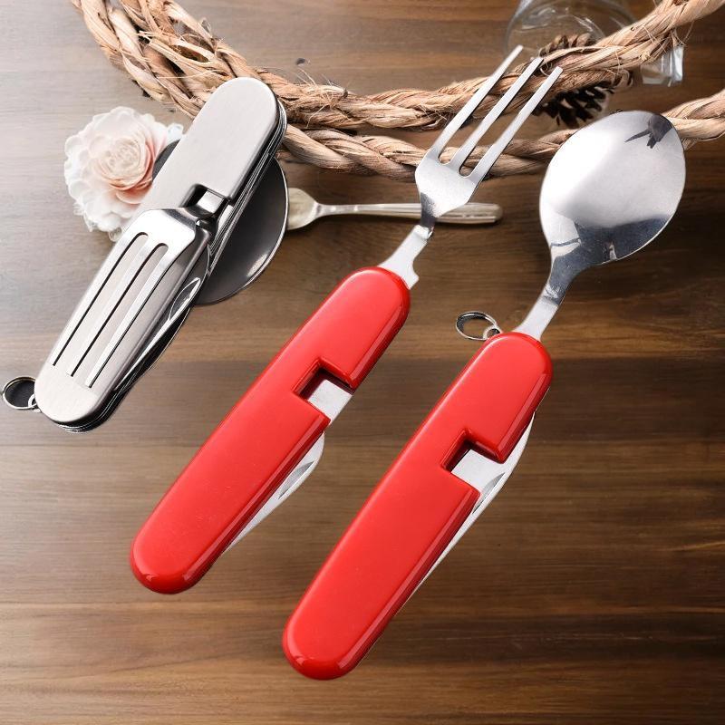 Foldable Camping Utensil Set - - Outdoor Camping Utensils ulasan dan harga