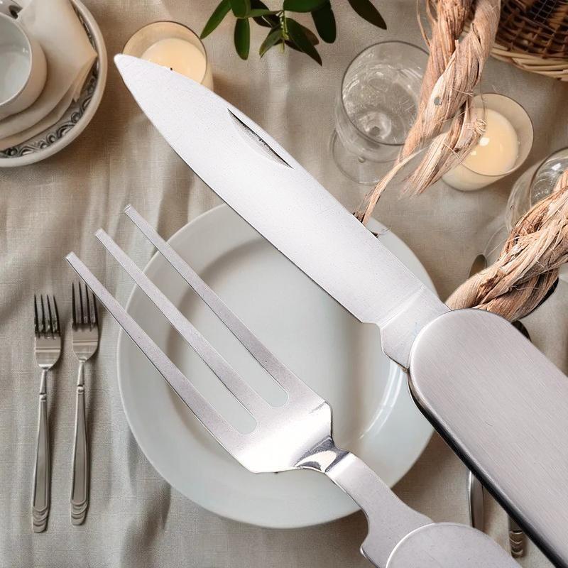 Foldable Camping Utensil Set - - Outdoor Camping Utensils ulasan dan harga