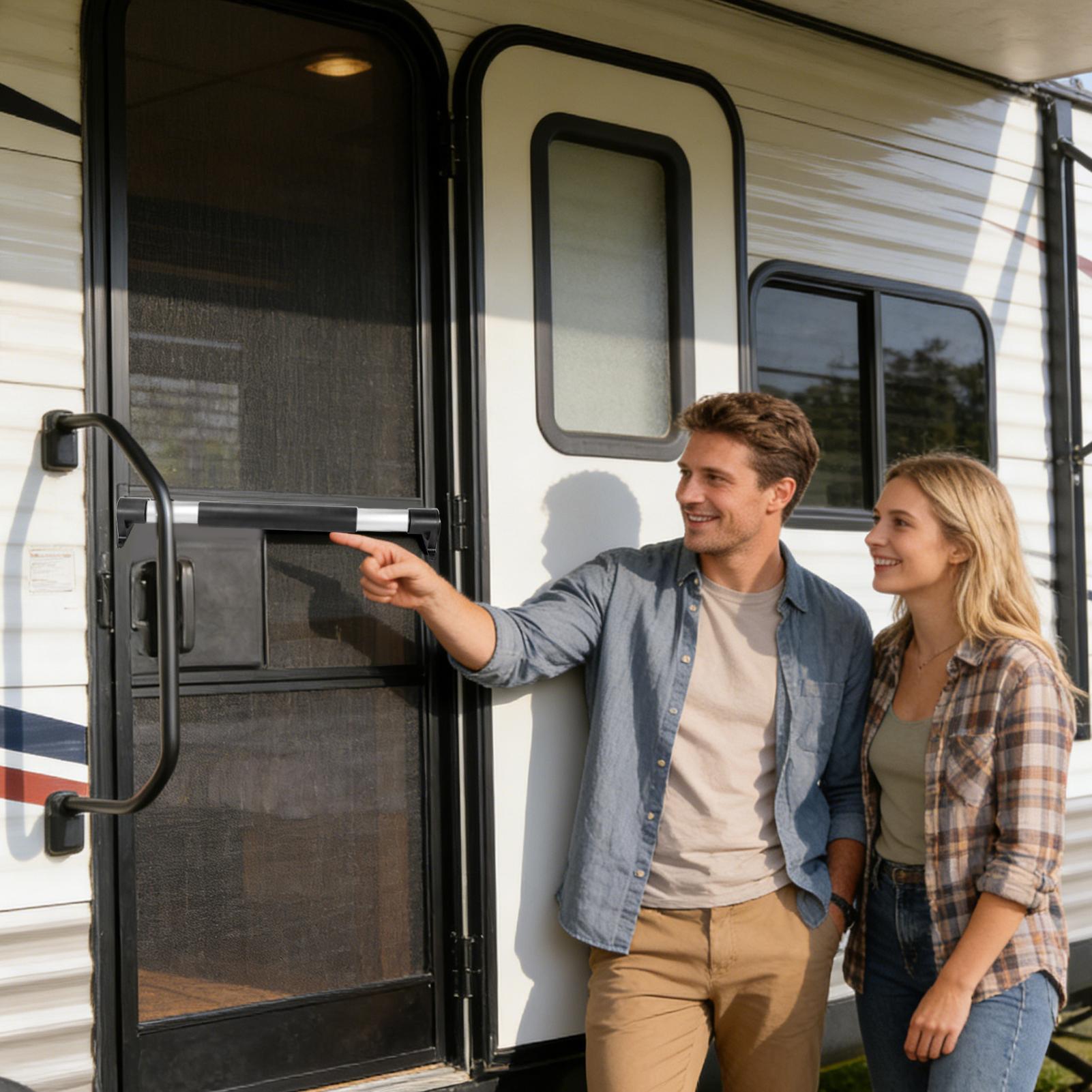 RV Screen Door Handle Adjustab - Outdoor Camping Rental ulasan dan harga