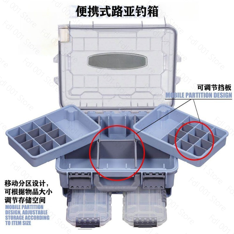 Fishing Tackle Box Large Capac - Outdoor Camping Box ulasan dan harga
