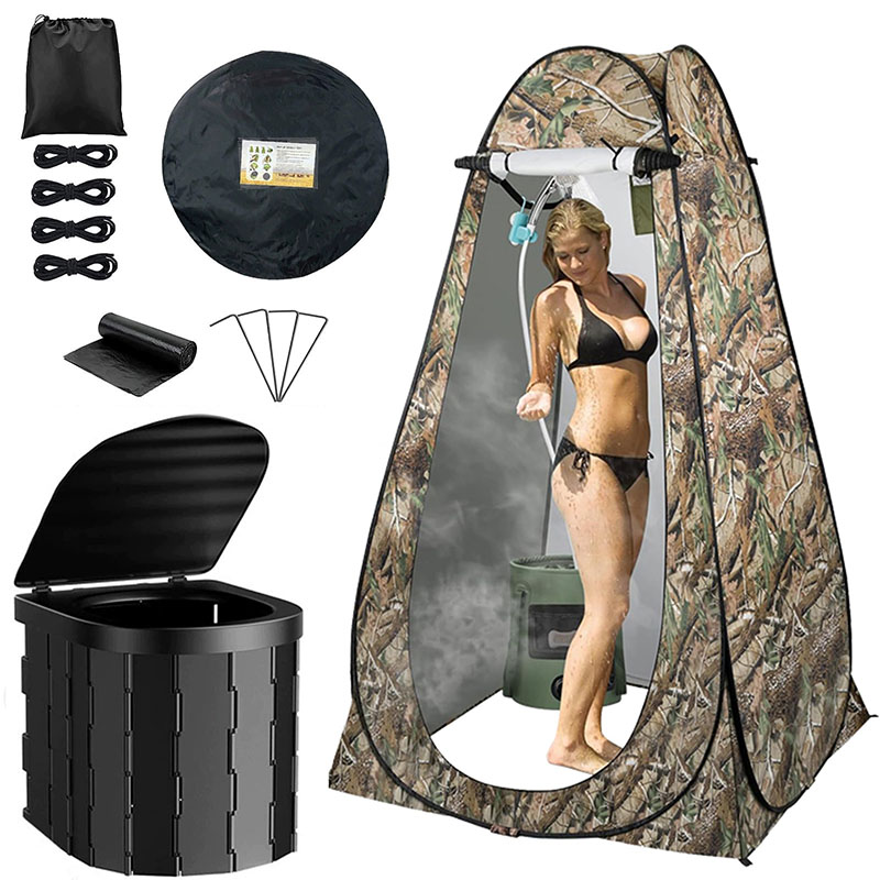 ‌Portable Pop-Up Toilet Tent P - Outdoor Camping Toilet Tent ulasan dan harga