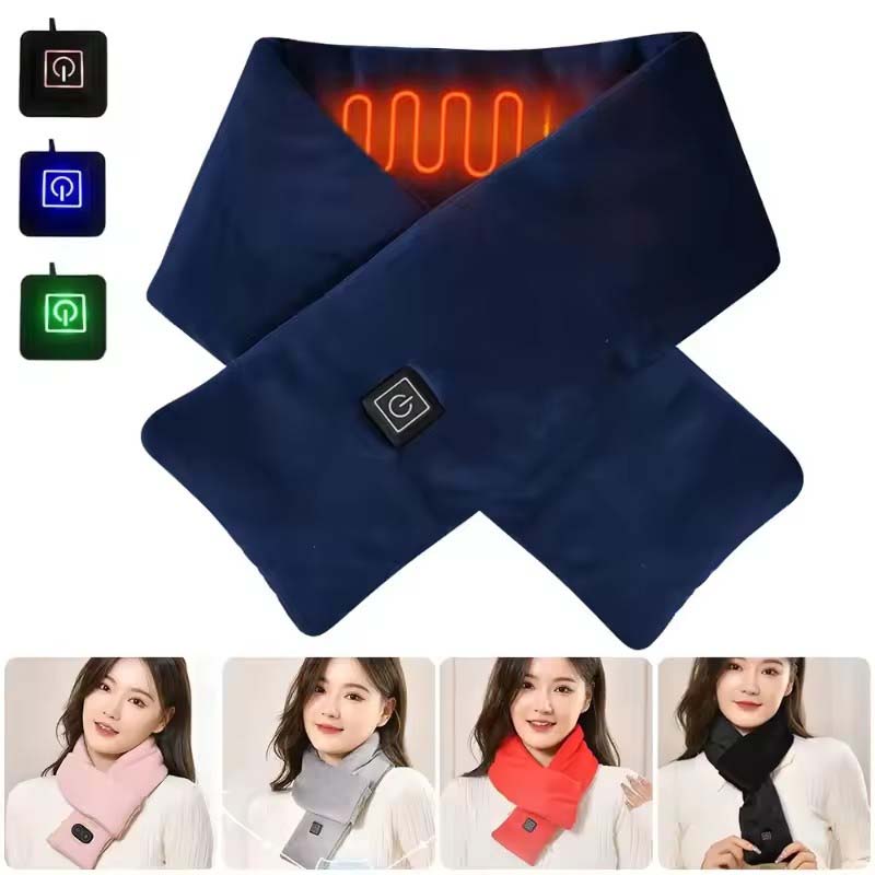 USB Women Men Heating Scarf Te - Outdoor Camping Gear ulasan dan harga