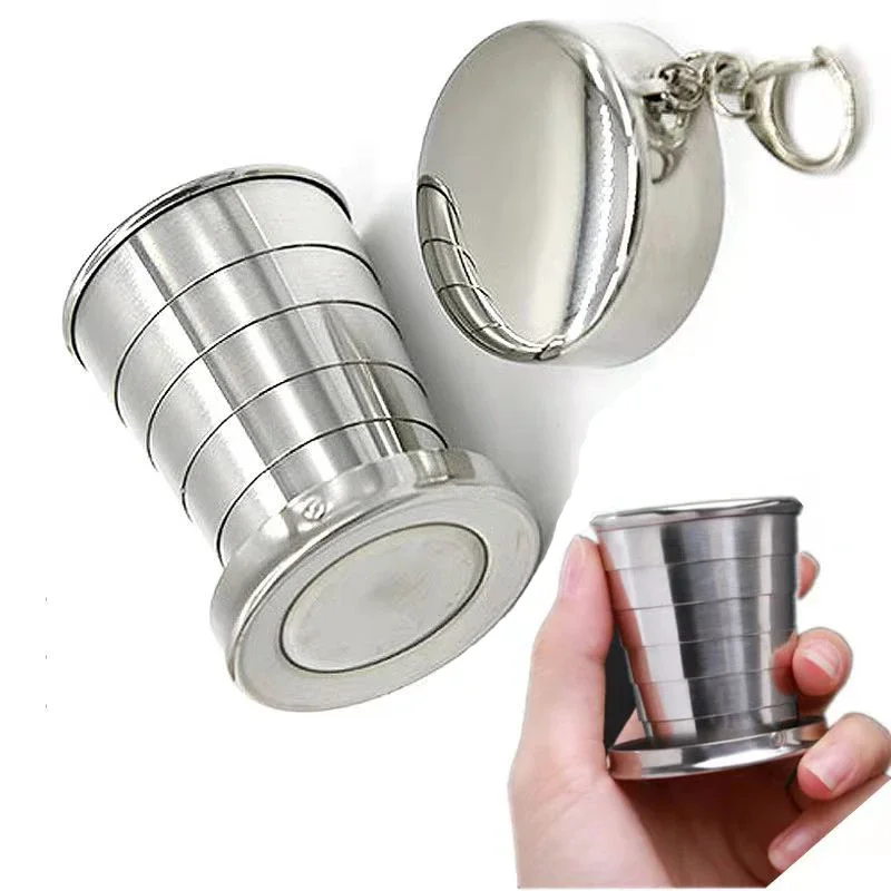 Portable Stainless Steel Foldi - Outdoor Camping Utensils ulasan dan harga
