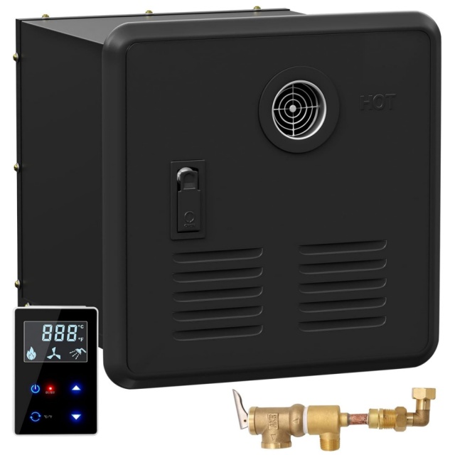 Portable 12V Gas Water Heater  - Outdoor Camping Gas Heater ulasan dan harga