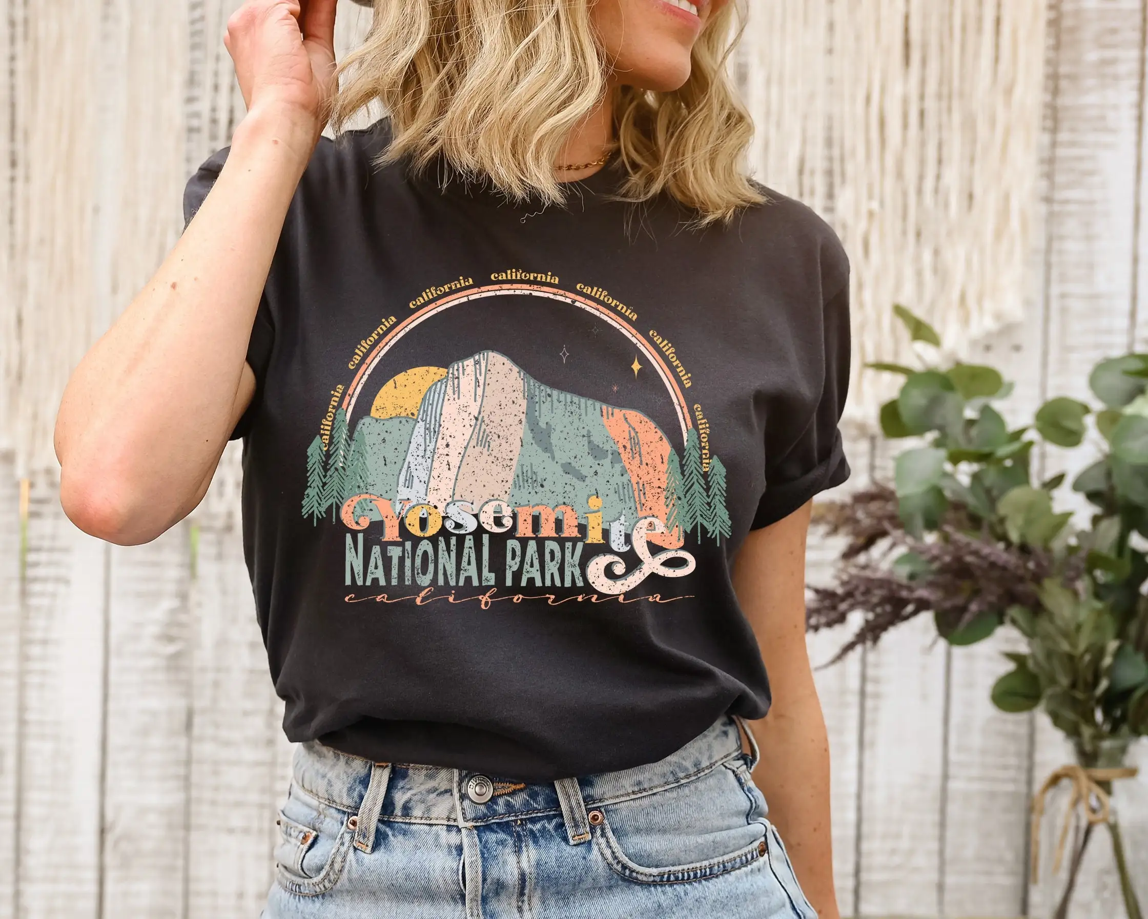 Yosemite National Park T Shirt - Outdoor Camping Yosemite ulasan dan harga