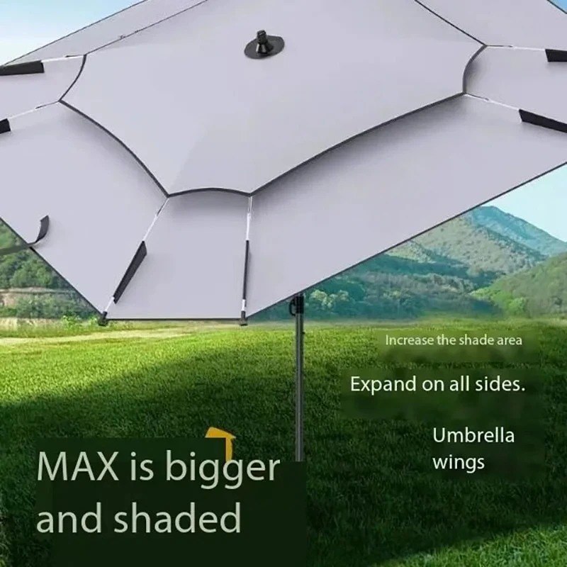 Portable Square Fishing Umbrel - Outdoor Camping Umbrella ulasan dan harga