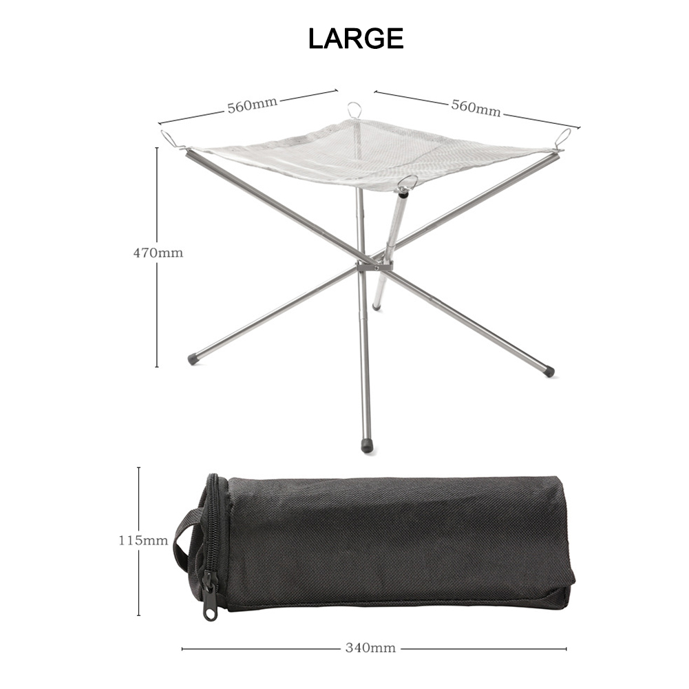Portable Camping Fire Pit Gril - Outdoor Camping Stove Wood ulasan dan harga