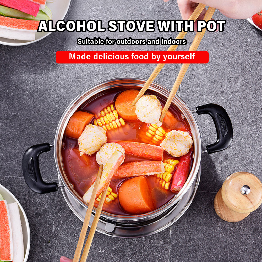 Outdoors Stainless Steel Alcoh - Outdoor Camping Burner ulasan dan harga