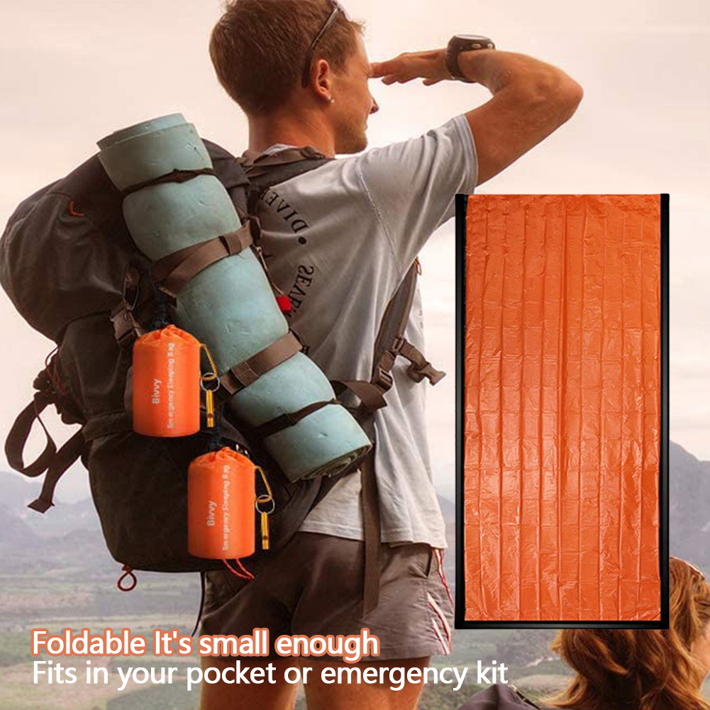 Portable Waterproof Emergency  - Outdoor Camping Sleeping Bag ulasan dan harga