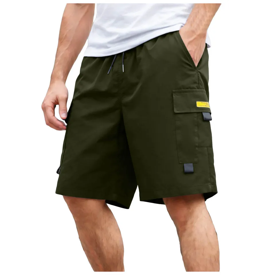Men's Summer Cargo Shorts Tren - Camping Outdoor Clothing ulasan dan harga