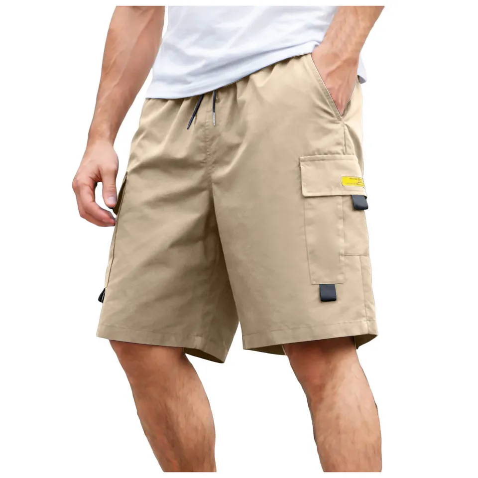 Men's Summer Cargo Shorts Tren - Camping Outdoor Clothing ulasan dan harga