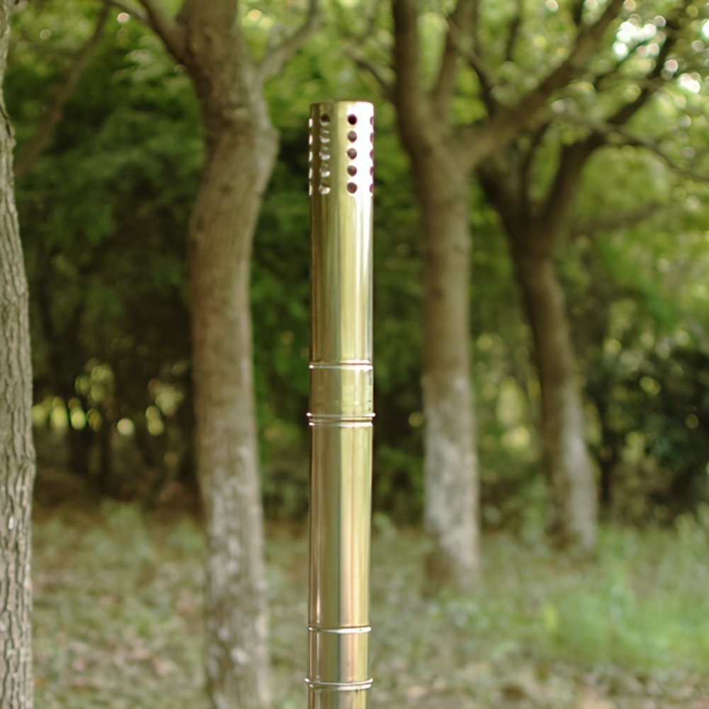 Stainless Steel Smoke Pipe Kit - Outdoor Camping Stove Wood ulasan dan harga