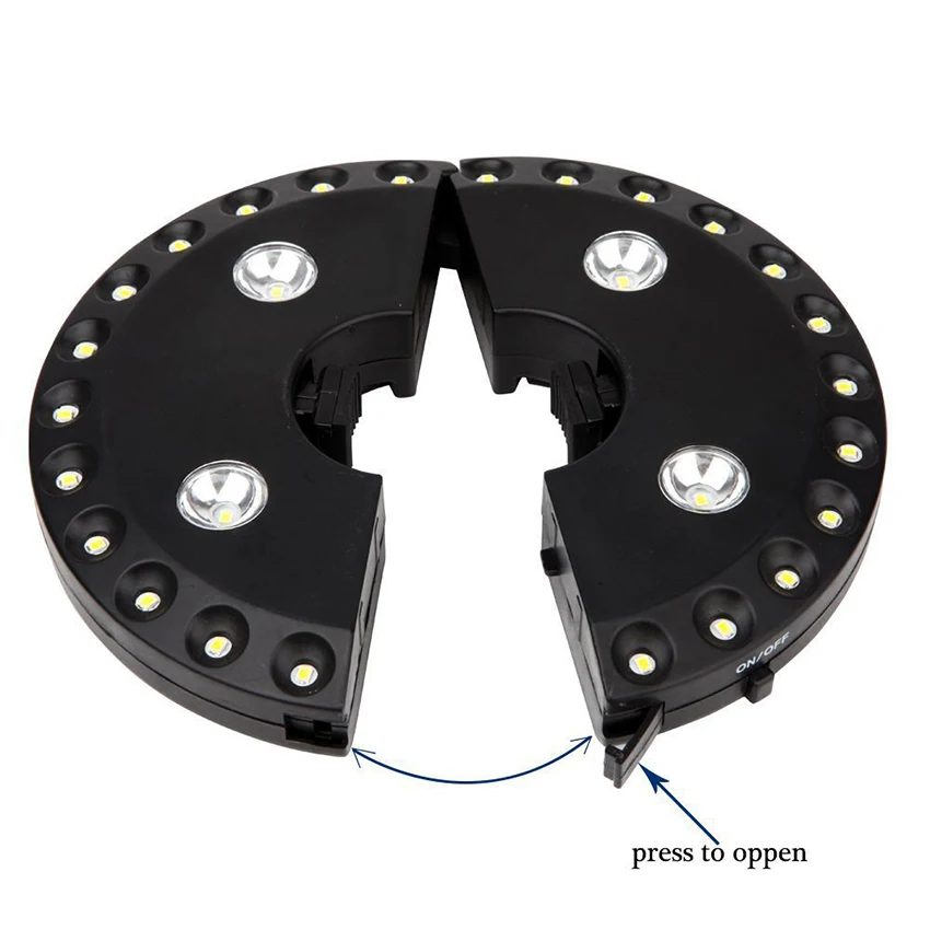 Super Bright Umbrella Pole Lig - Outdoor Camping Umbrella ulasan dan harga