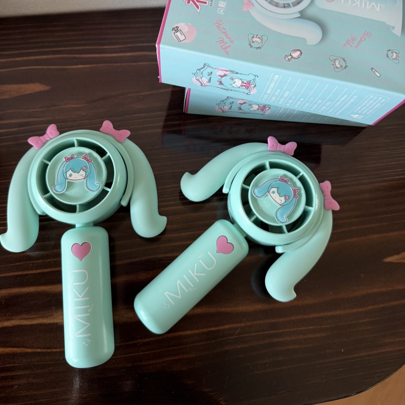 Hatsune Miku Mini Handheld Fan - Outdoor Camping Toys ulasan dan harga