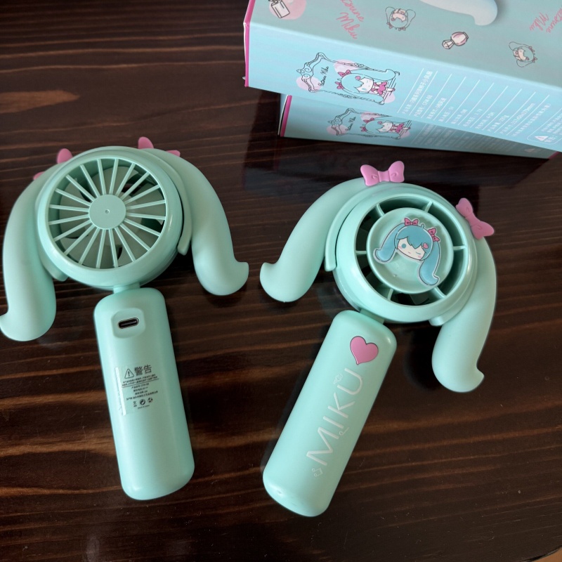 Hatsune Miku Mini Handheld Fan - Outdoor Camping Toys ulasan dan harga