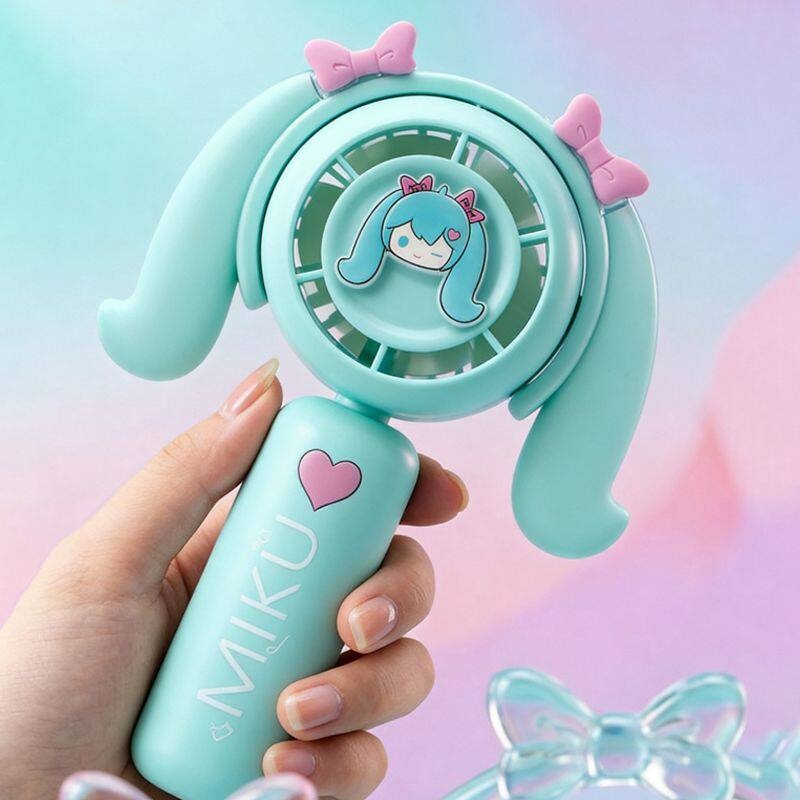 Hatsune Miku Mini Handheld Fan - Outdoor Camping Toys ulasan dan harga