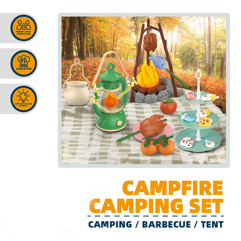 Kids Camping Set Campfire Pret - Outdoor Camping Toys ulasan dan harga