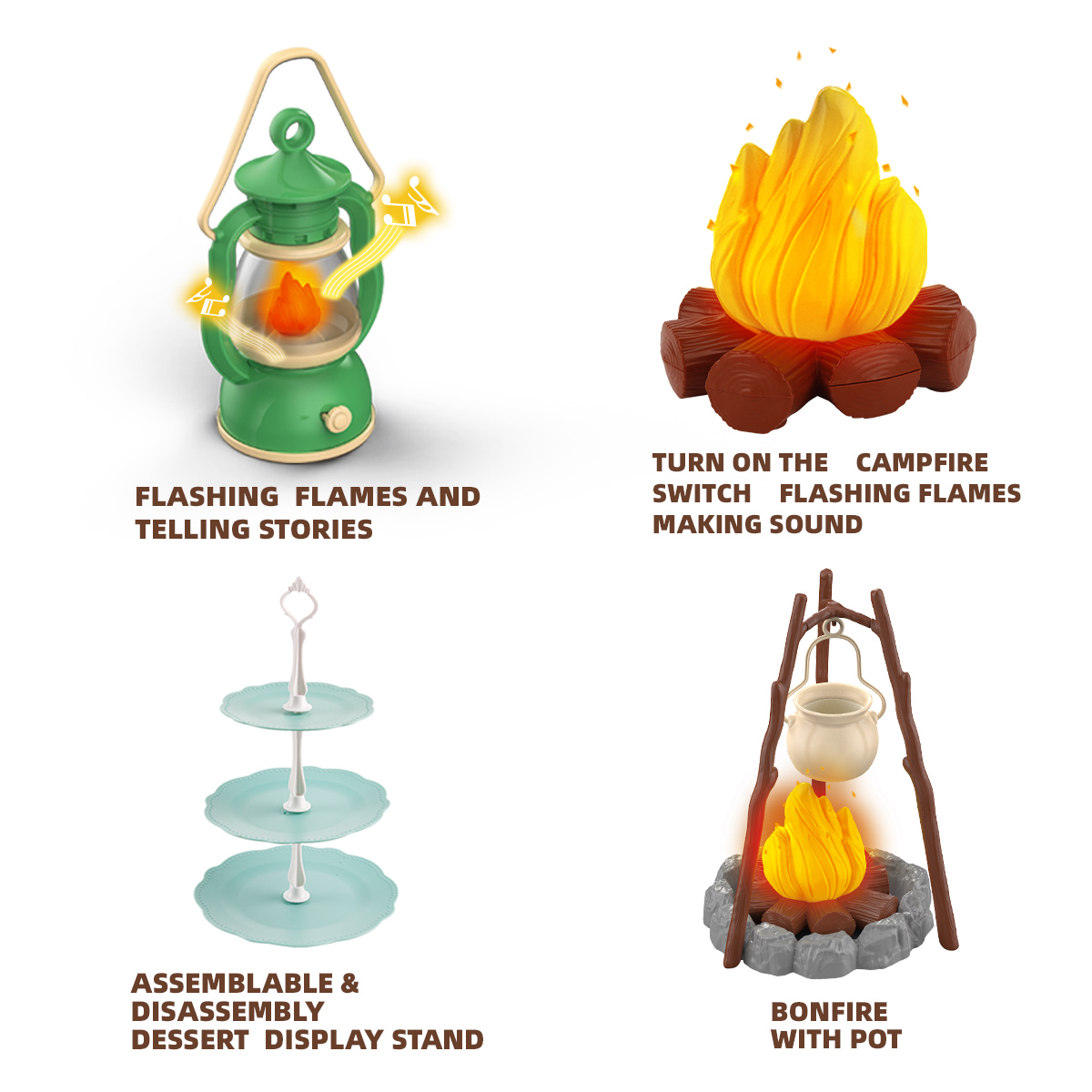 Kids Camping Set Campfire Pret - Outdoor Camping Toys ulasan dan harga