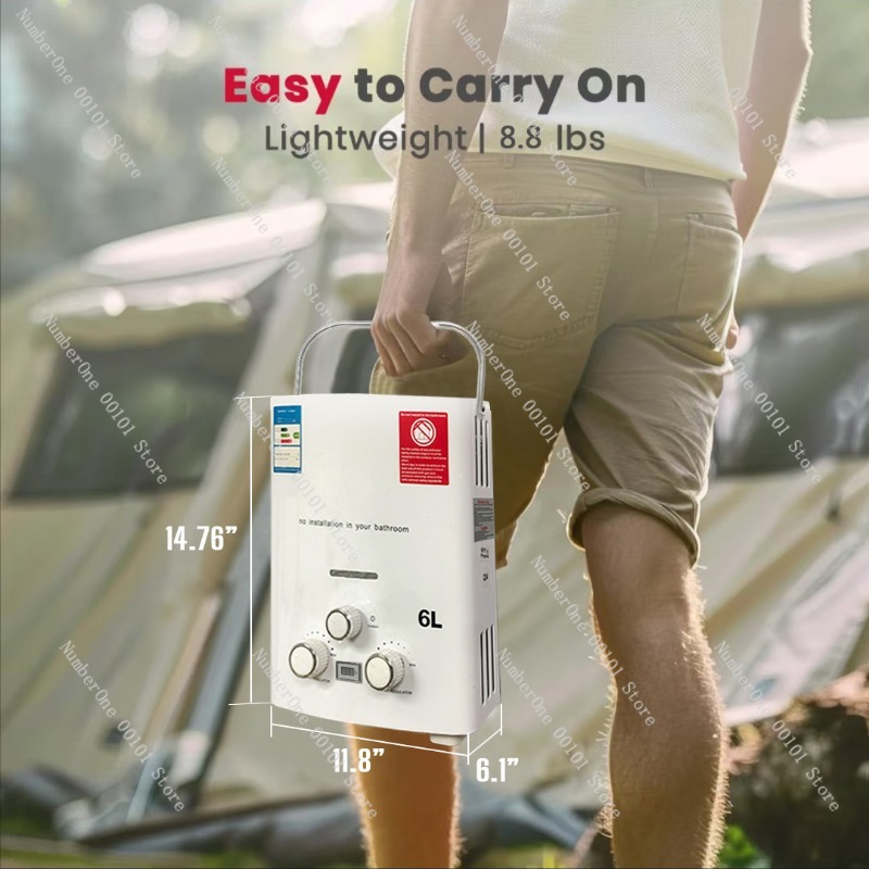 Propane LPG  Gas Tankless Wate - Outdoor Camping Water Heater ulasan dan harga