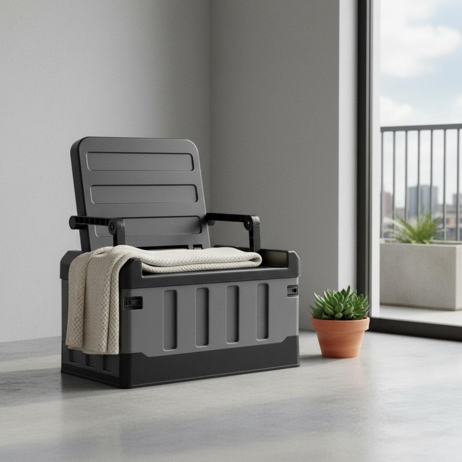 Sit-on Storage Trunk Multi-Fun - Outdoor Camping Gear ulasan dan harga