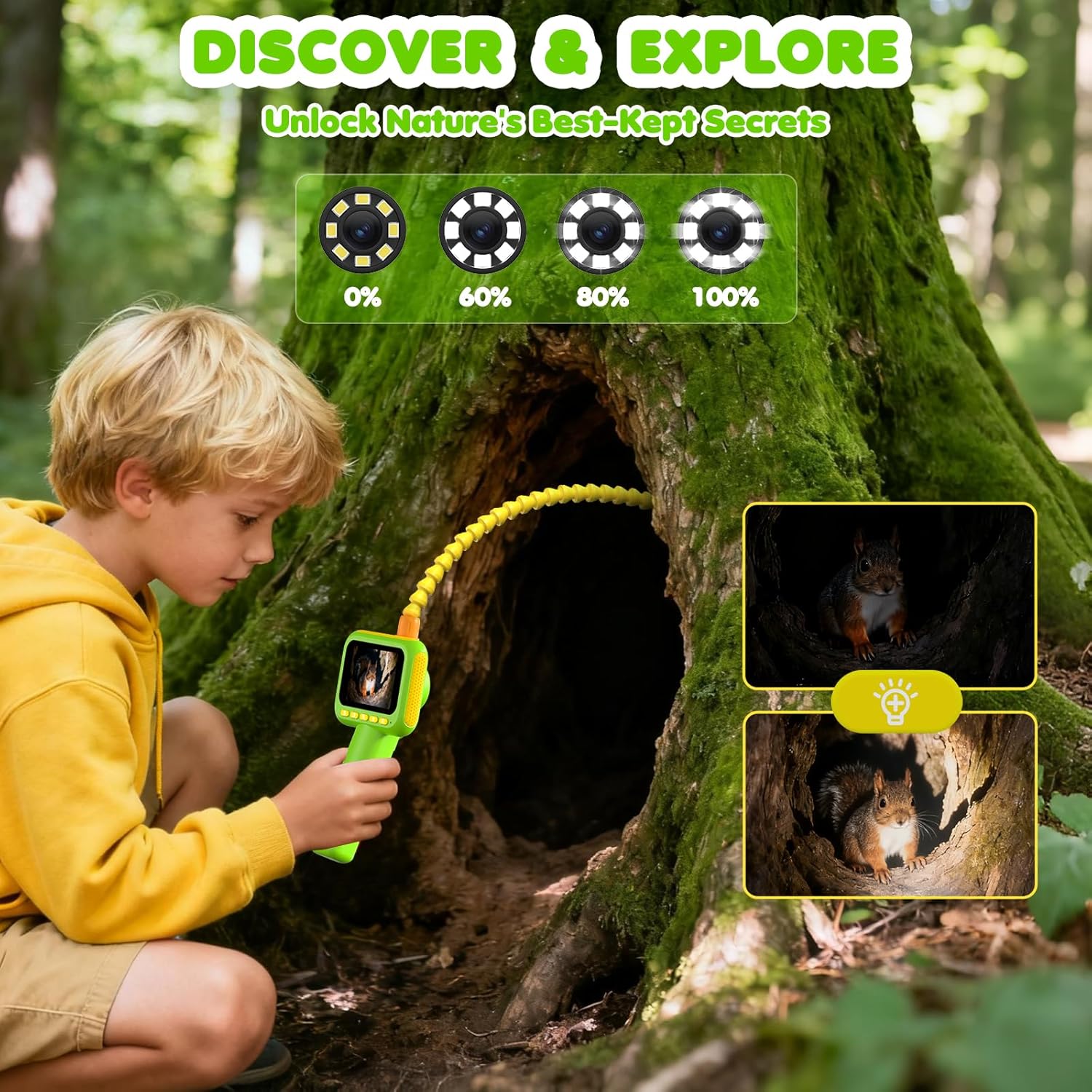 Endoscope for Kids, Borescope  - Outdoor Camping Toys ulasan dan harga