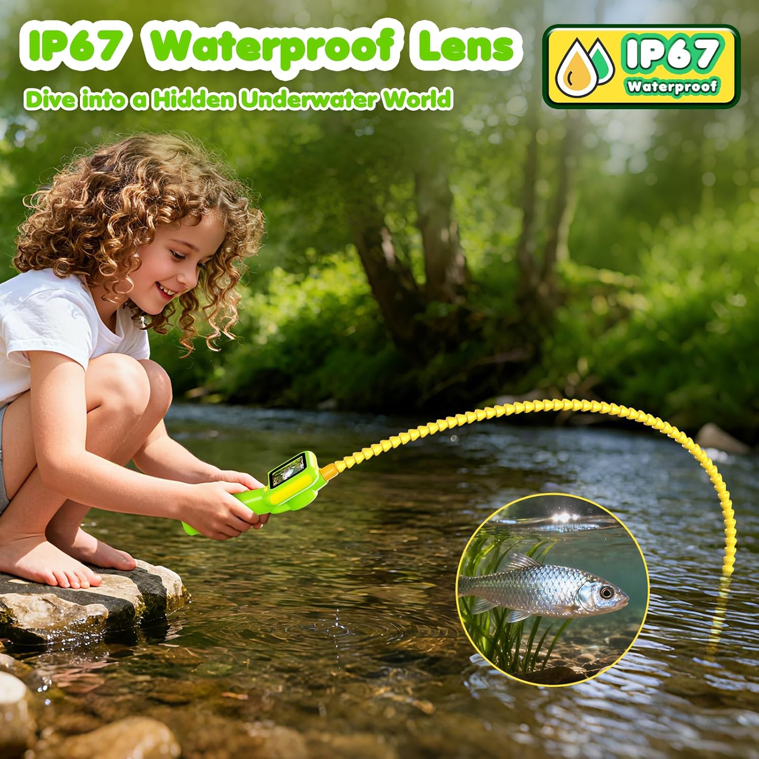 Endoscope for Kids, Borescope  - Outdoor Camping Toys ulasan dan harga