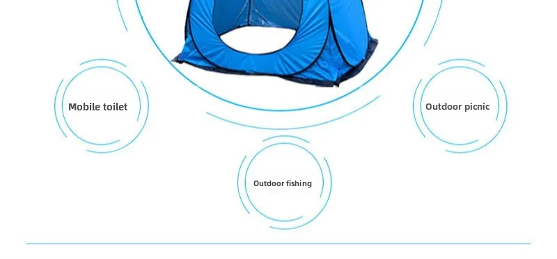 Bathing tent changing tent mob - Outdoor Camping Toilet Tent ulasan dan harga