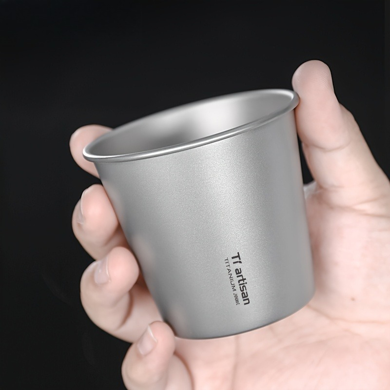 200ml Titanium Single-layer Ou - Outdoor Camping Utensils ulasan dan harga