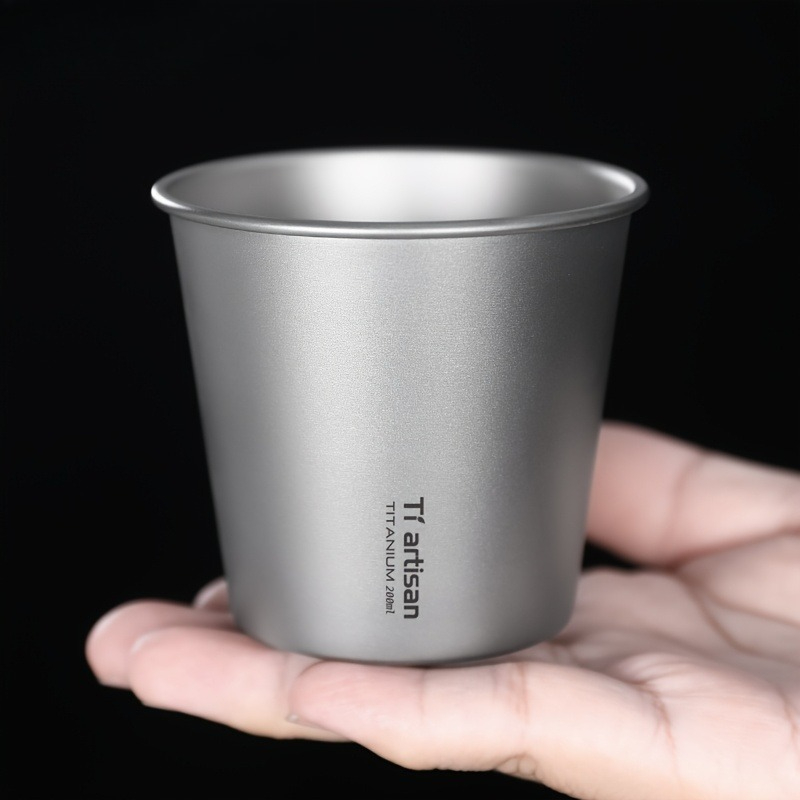 200ml Titanium Single-layer Ou - Outdoor Camping Utensils ulasan dan harga