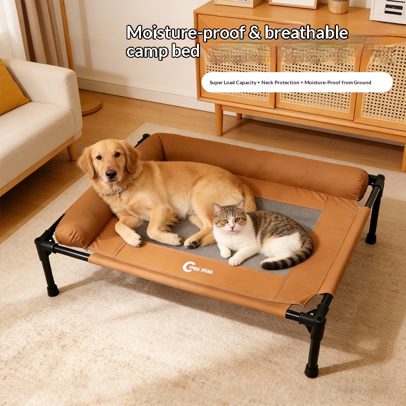 Elevated Dog Bed Cot Cooling M - Outdoor Camping Dog Bed ulasan dan harga