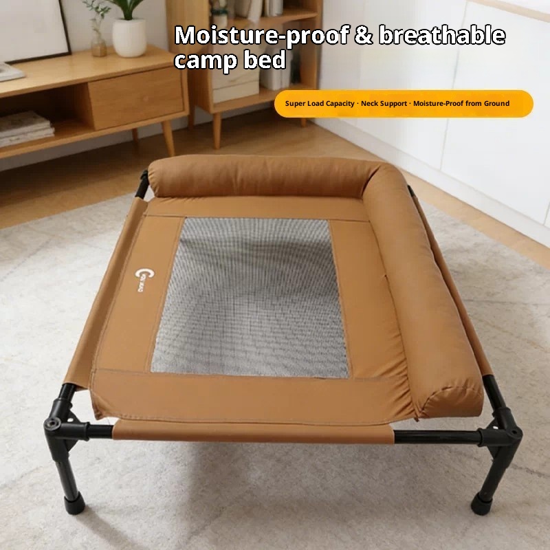 Elevated Dog Bed Cot Cooling M - Outdoor Camping Dog Bed ulasan dan harga