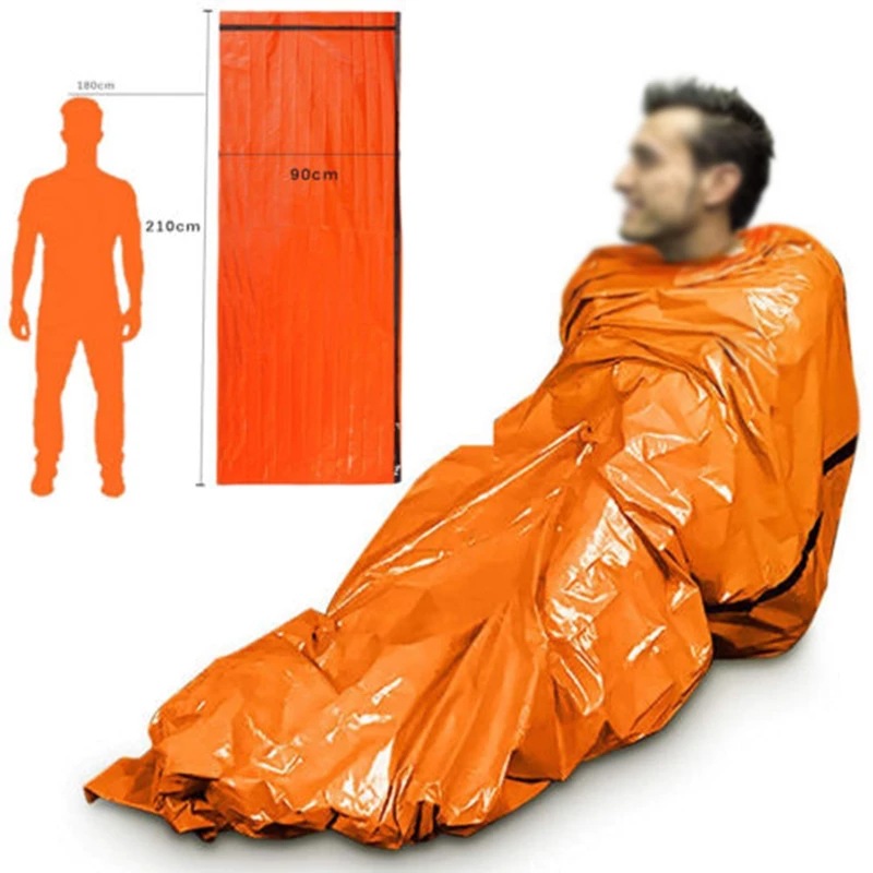 Portable Waterproof Emergency  - Outdoor Camping Sleeping Bag ulasan dan harga