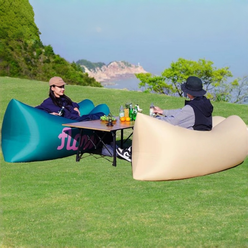 Portable Inflatable Air Sofa L - Outdoor Camping Mat Waterproof ulasan dan harga