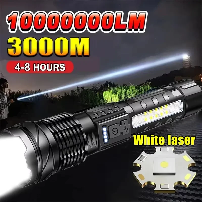 Powerful LED Flashlight Batter - Outdoor Camping Lamp ulasan dan harga