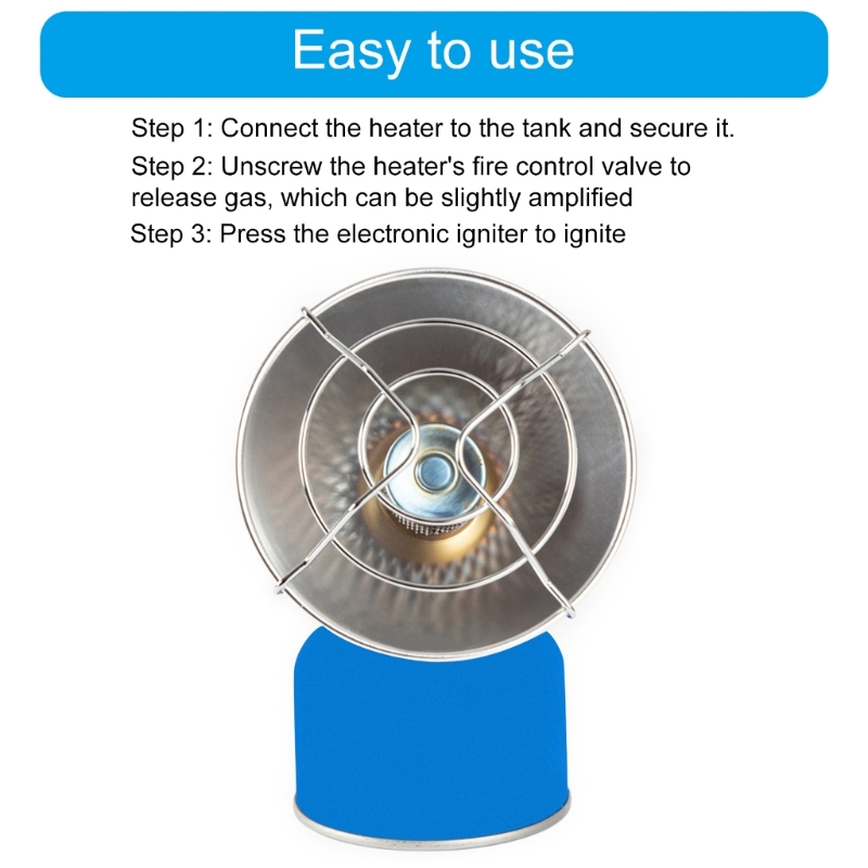 Portable Piezo Ignitions Gas H - Outdoor Camping Gas Heater ulasan dan harga