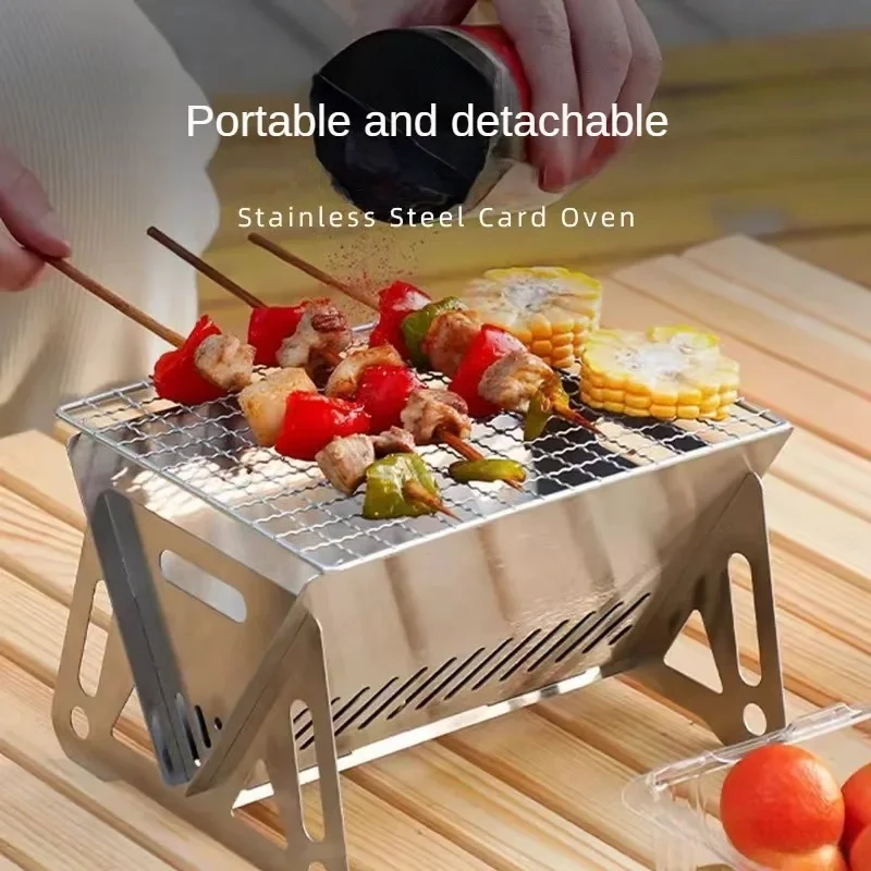 Portable Folding Barbecue Gril - Outdoor Camping Gas Heater ulasan dan harga