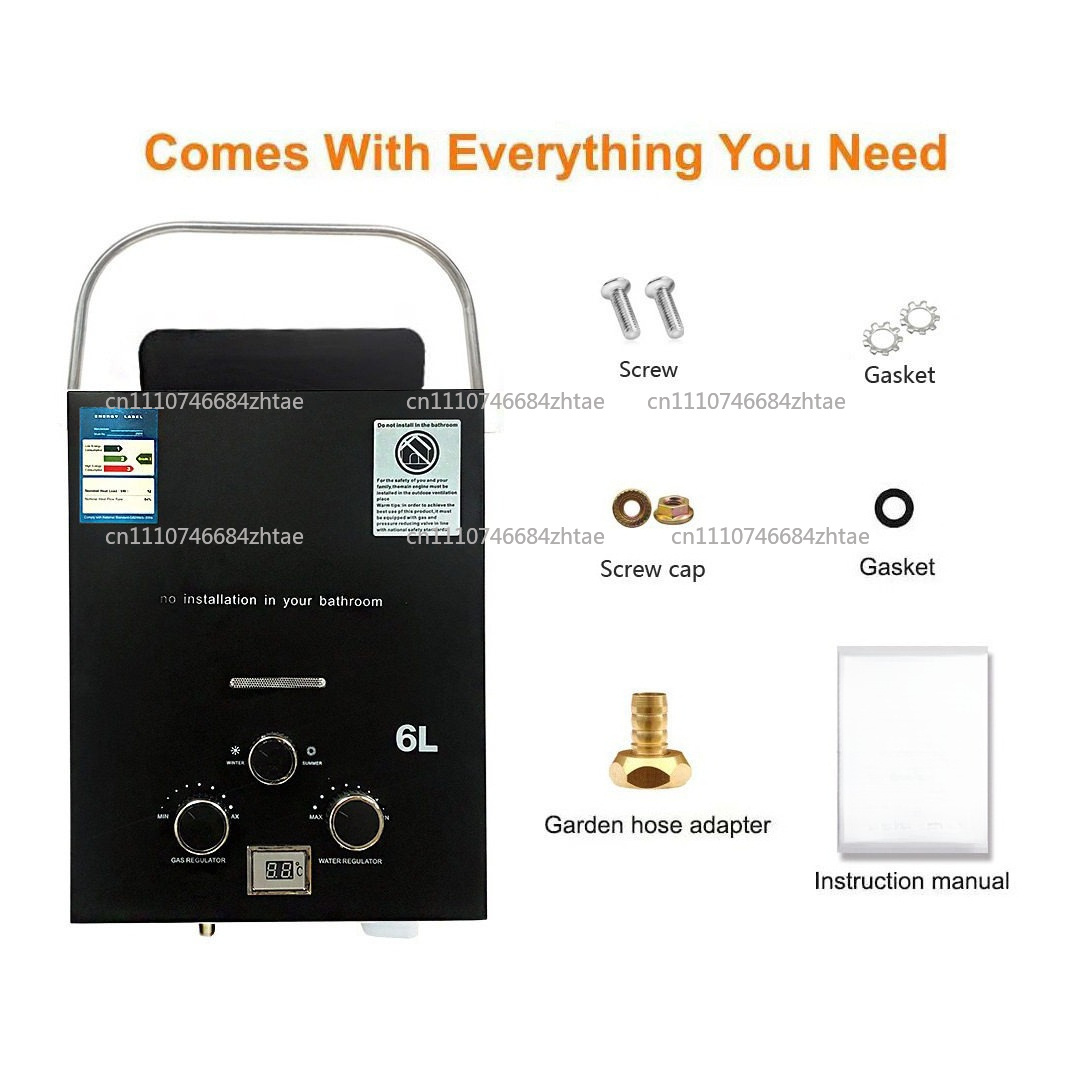 Propane LPG  Gas Tankless Wate - Outdoor Camping Gas Heater ulasan dan harga