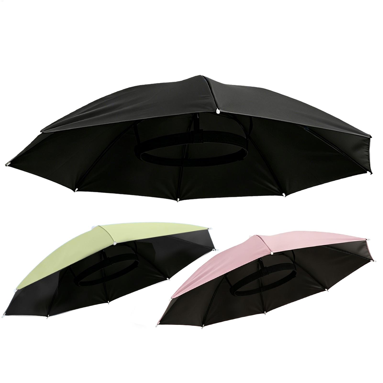 Folding Umbrella Hat Waterproo - Outdoor Camping Umbrella ulasan dan harga